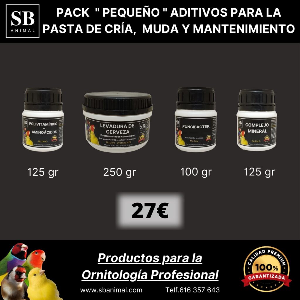 pack pequeño aditivos nuevo